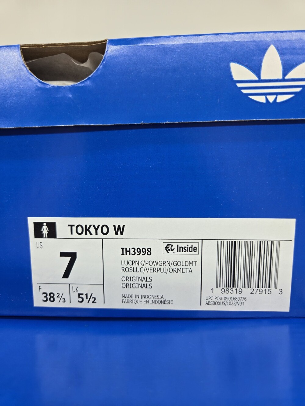 adidas Women's Tokyo IH3998 Lucid Pink Power Green Gold Metallic Shoes Size 7 - Picture 8 of 8